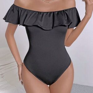 Sexy one peace off the shoulder, bathing suit